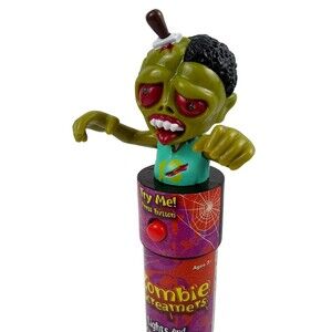 ZOMBIE Screamers LIGHTS Scary SOUNDS Halloween Light-up Candy Holder Toy Knife
